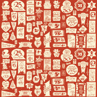 Classic Christmas Gift Tags Red by J. Wecker Frisch