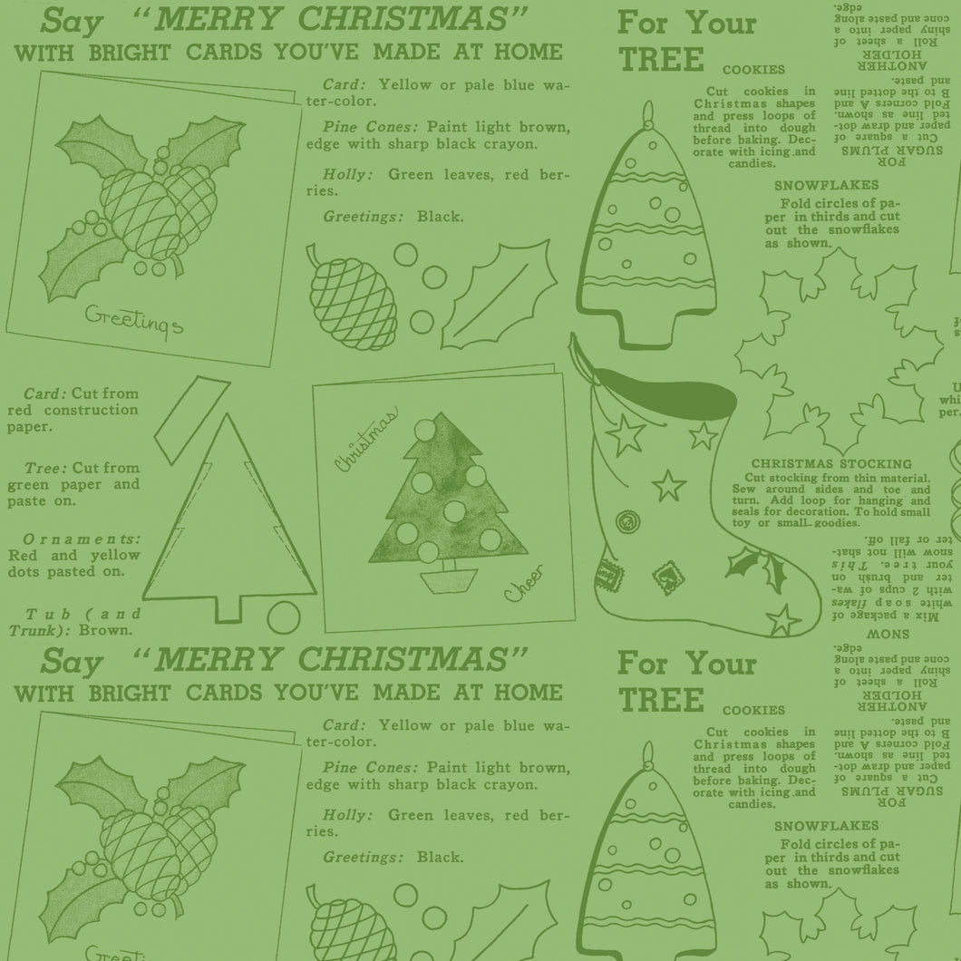 Classic Christmas Handmade Green by J. Wecker Frisch