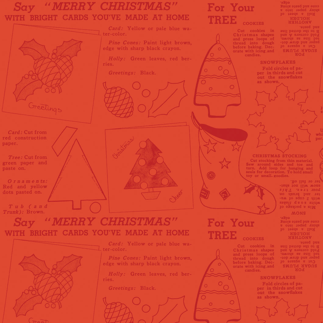 Classic Christmas Handmade Red by J. Wecker Frisch