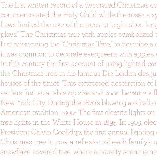 Classic Christmas History of the Tree Text Red by J. Wecker Frisch