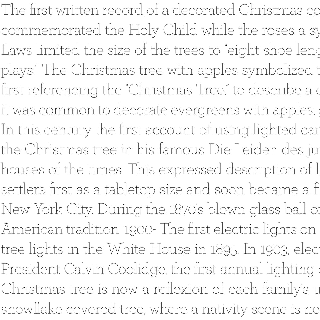 Classic Christmas History of the Tree Text White by J. Wecker Frisch