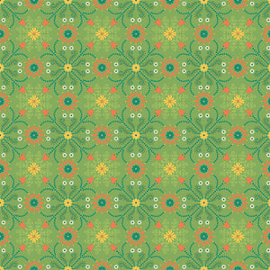 First Blooms Medallions Key Lime by Heather Peterson