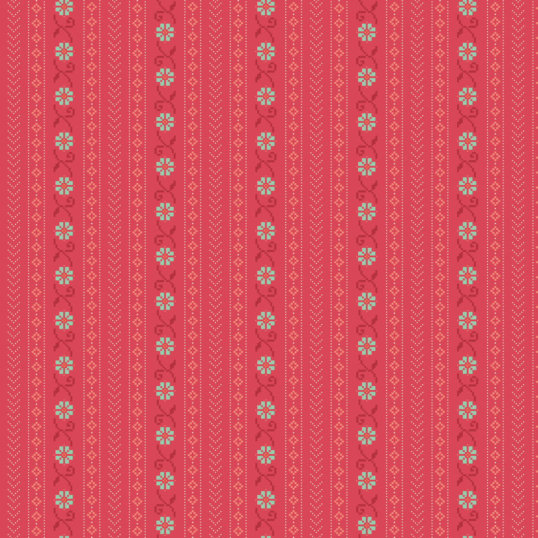 First Blooms Cross Stitch Berry by Heather Peterson
