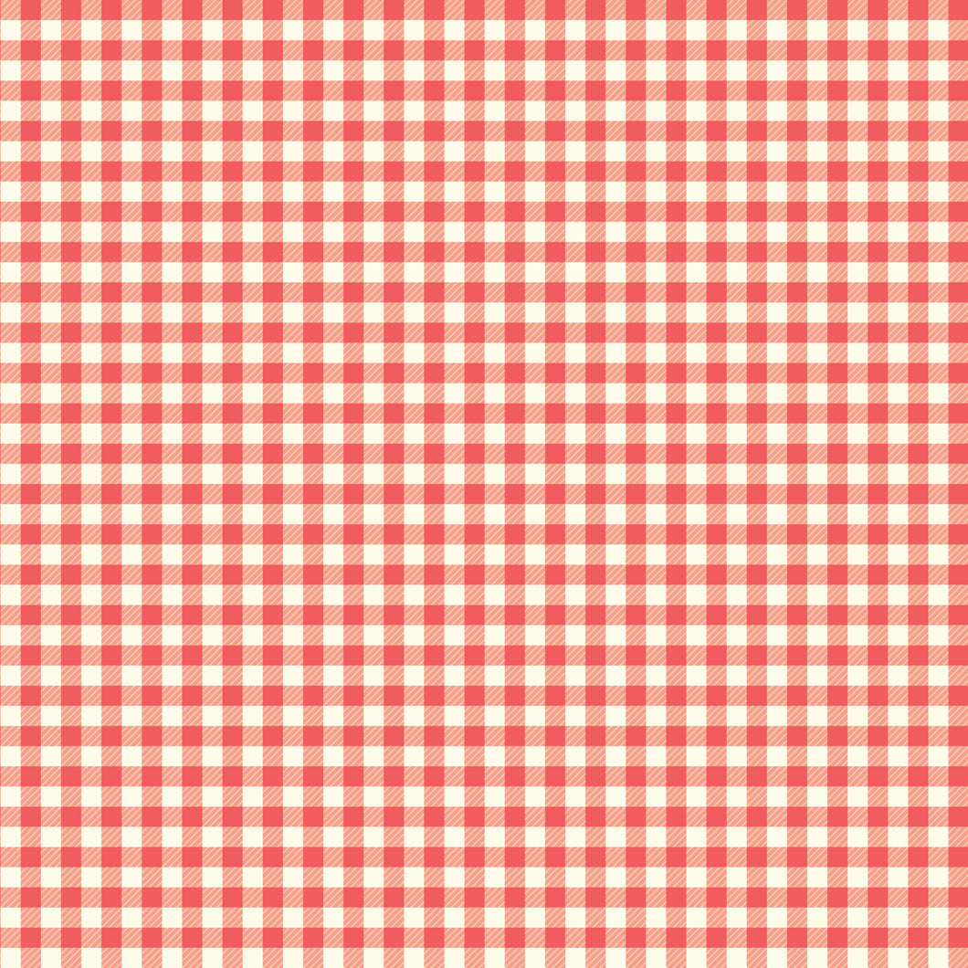First Blooms Gingham Berry by Heather Peterson
