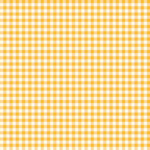 First Blooms Gingham Yellow by Heather Peterson