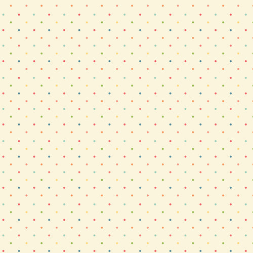 First Blooms Dots Vanilla by Heather Peterson