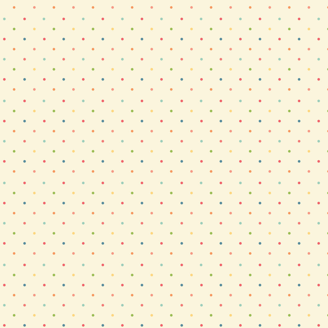 First Blooms Dots Vanilla by Heather Peterson