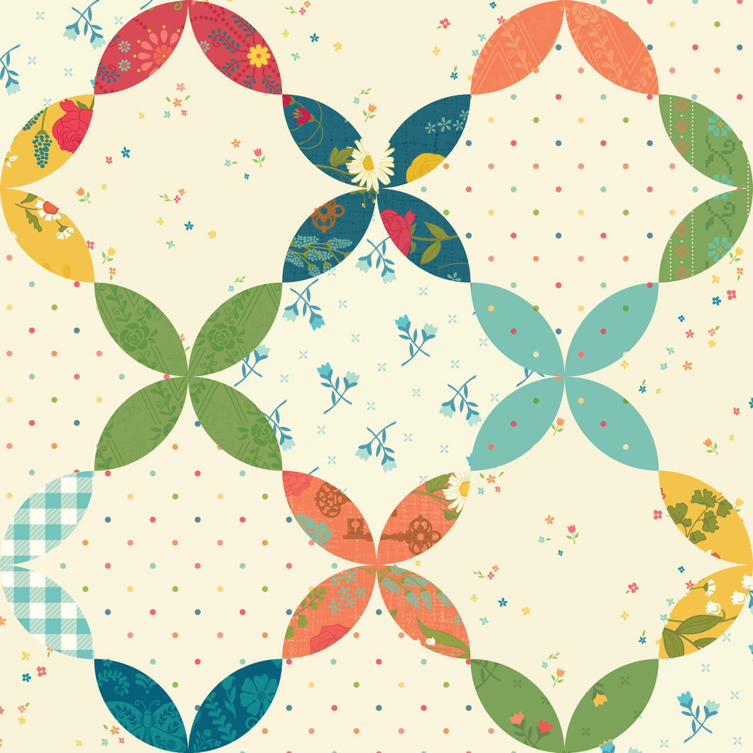First Blooms Cheater Print Multi by Heather Peterson