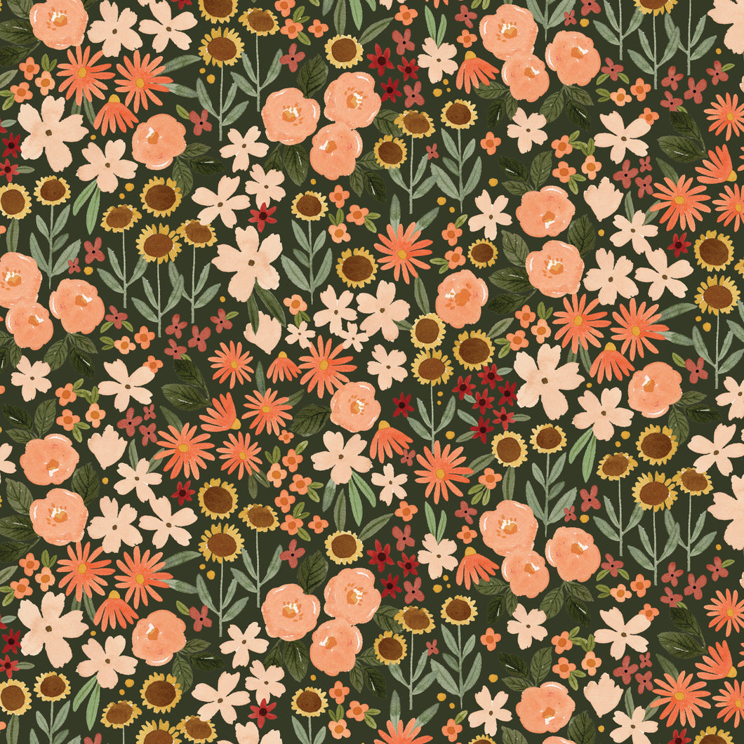 Happy Fall Days Autumn Fields Forest by Kelsey Carlson