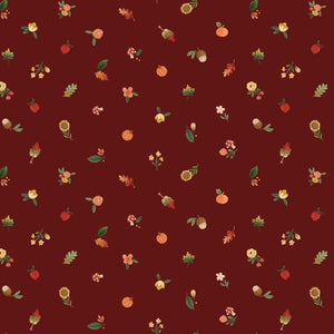 Happy Fall Days Fall Things Maroon by Kelsey Carlson