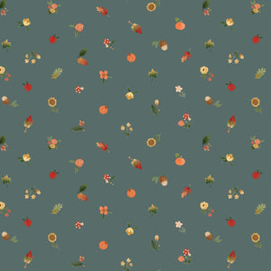 Happy Fall Days Fall Things Teal by Kelsey Carlson