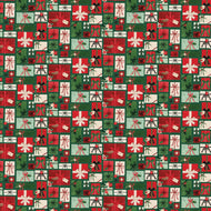Charming Christmas Pretty Presents Green by Kelsey Carlson
