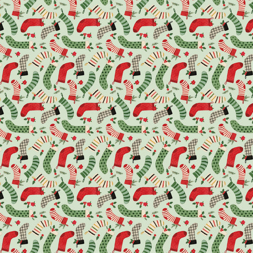 COMING SOON - Charming Christmas Stockings Mint by Kelsey Carlson