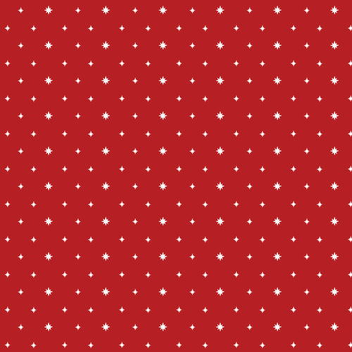 COMING SOON - Charming Christmas Stars Red by Kelsey Carlson
