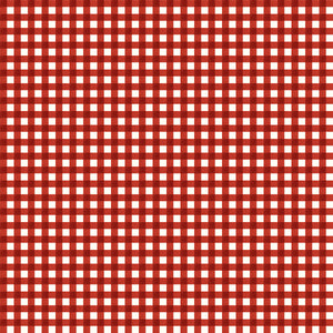 Charming Christmas Gingham Red by Kelsey Carlson