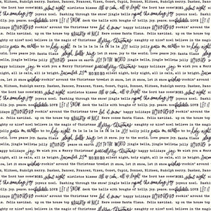 Charming Christmas Words Cloud by Kelsey Carlson