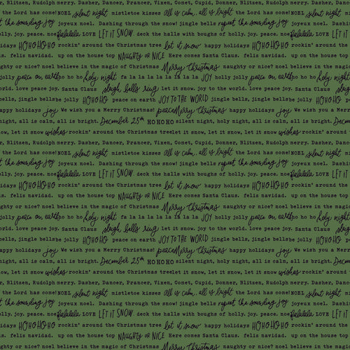 COMING SOON - Charming Christmas Words Green by Kelsey Carlson