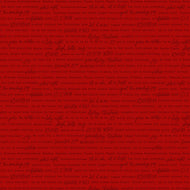 Charming Christmas Words Red by Kelsey Carlson