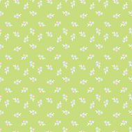 Summer Skies and Fireflies Floral Lime by Gracey Larson