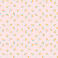 Summer Skies and Fireflies Floral Pink by Gracey Larson