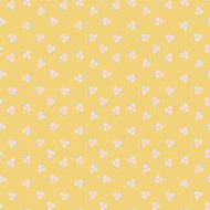 Summer Skies and Fireflies Floral Yellow by Gracey Larson