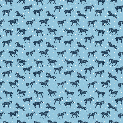 Bluegrass Charm Horses Sky by Melissa Mortenson