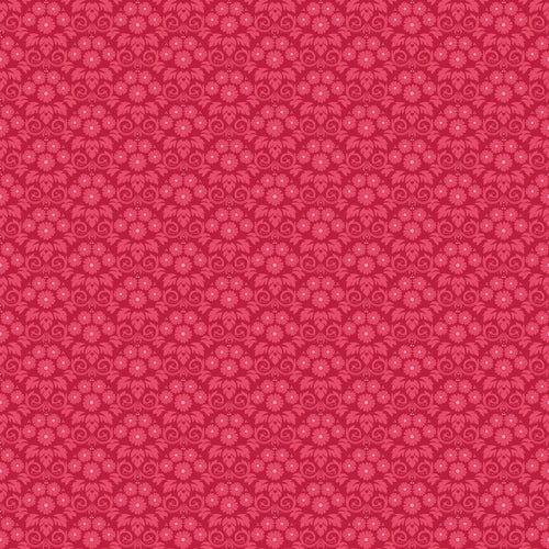Bluegrass Charm Damask Red by Melissa Mortenson