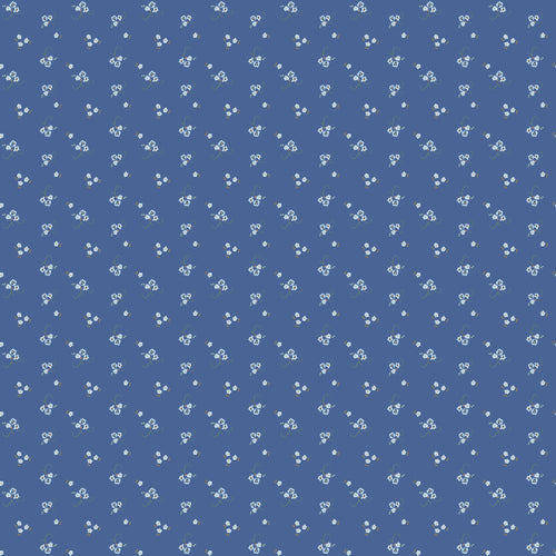 Bluegrass Charm Floral Blue by Melissa Mortenson