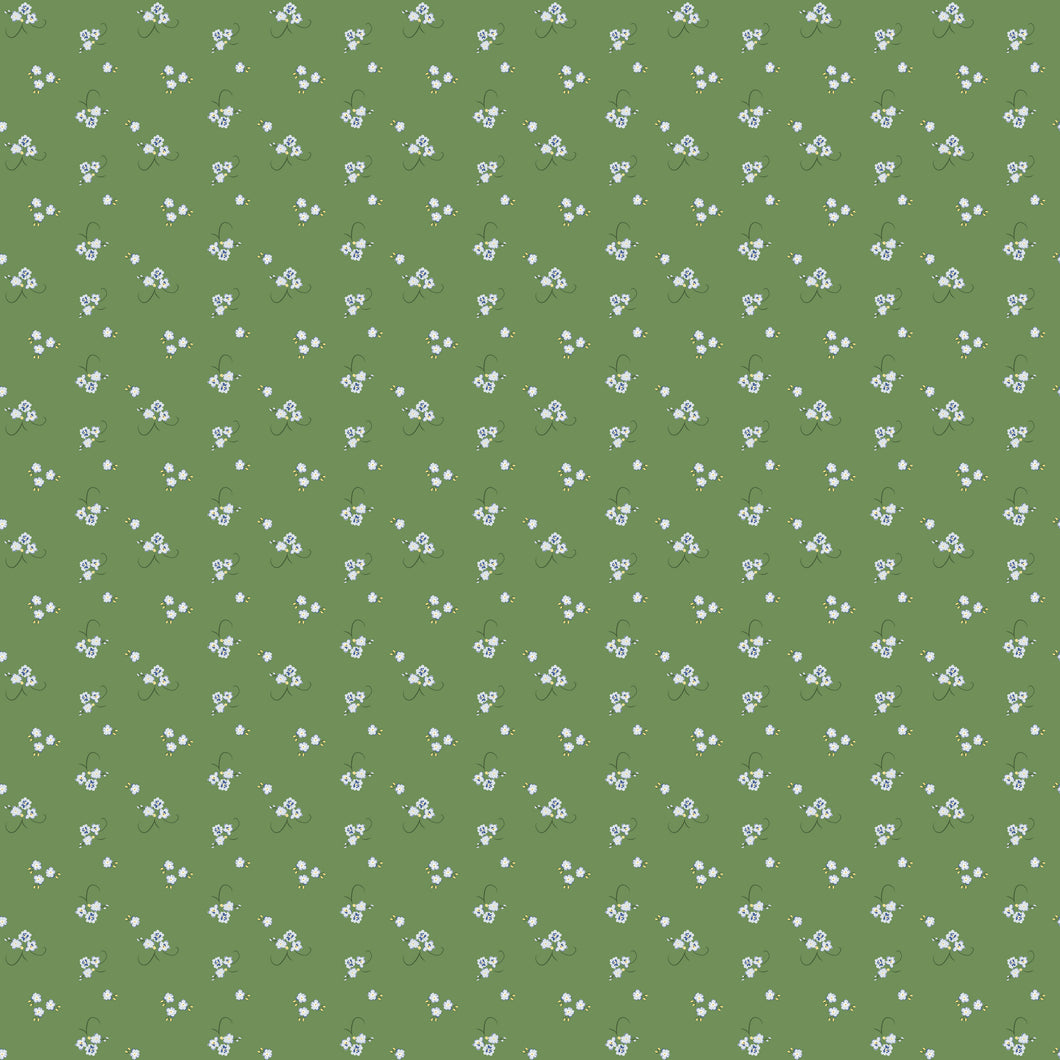 Bluegrass Carm Floral Green by Melissa Mortenson