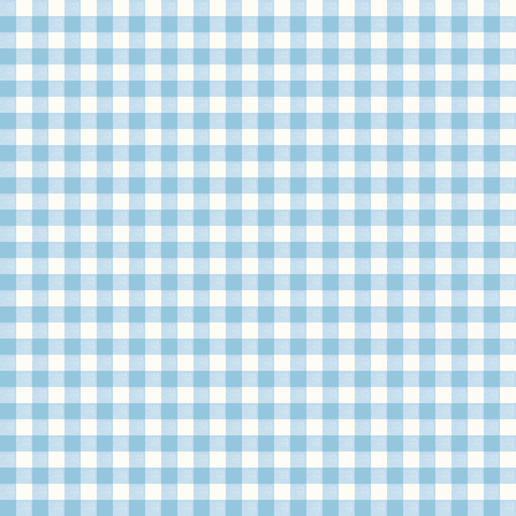 Bluegrass Charm Gingham Sky by Melissa Mortenson