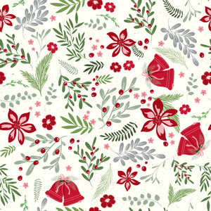 Mistletoe and Holly Main Cloud by Beverly McCullough