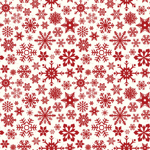 Mistletoe and Holly Snowflakes Cloud by Beverly McCullough