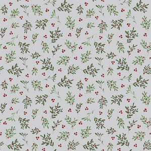 Mistletoe and Holly Mistletoe Silver by Beverly McCullough