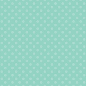 Gingerbread Kisses Polka Dots Blue by Doodlebug Design Inc