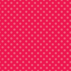 Gingerbread Kisses Polka Dots Red by Doodlebug Design Inc