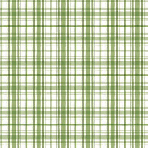 Santa's Tree Farm Plaid Green by Lisa Audit