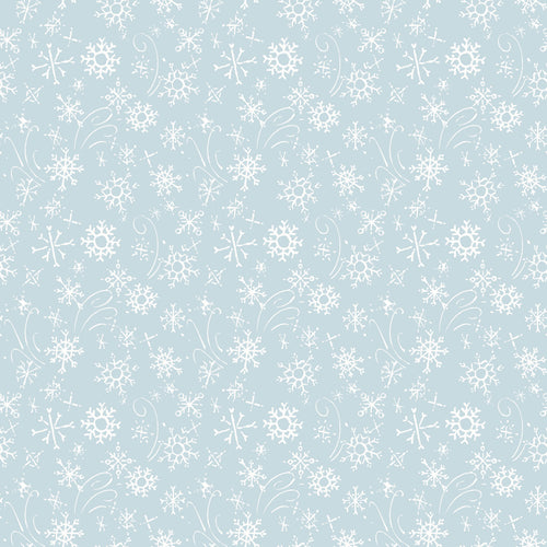 Santa's Tree Farm Snowflakes Sky by Lisa Audit