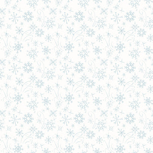 Santa's Tree Farm Snowflakes Snowy by Lisa Audit