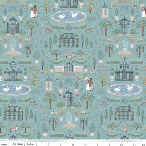 Emma Highbury Blue by Jane Austen's House