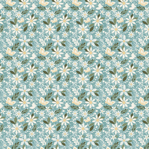 COMING SOON - Juju's Petals Dance Teal by Judi Madsen