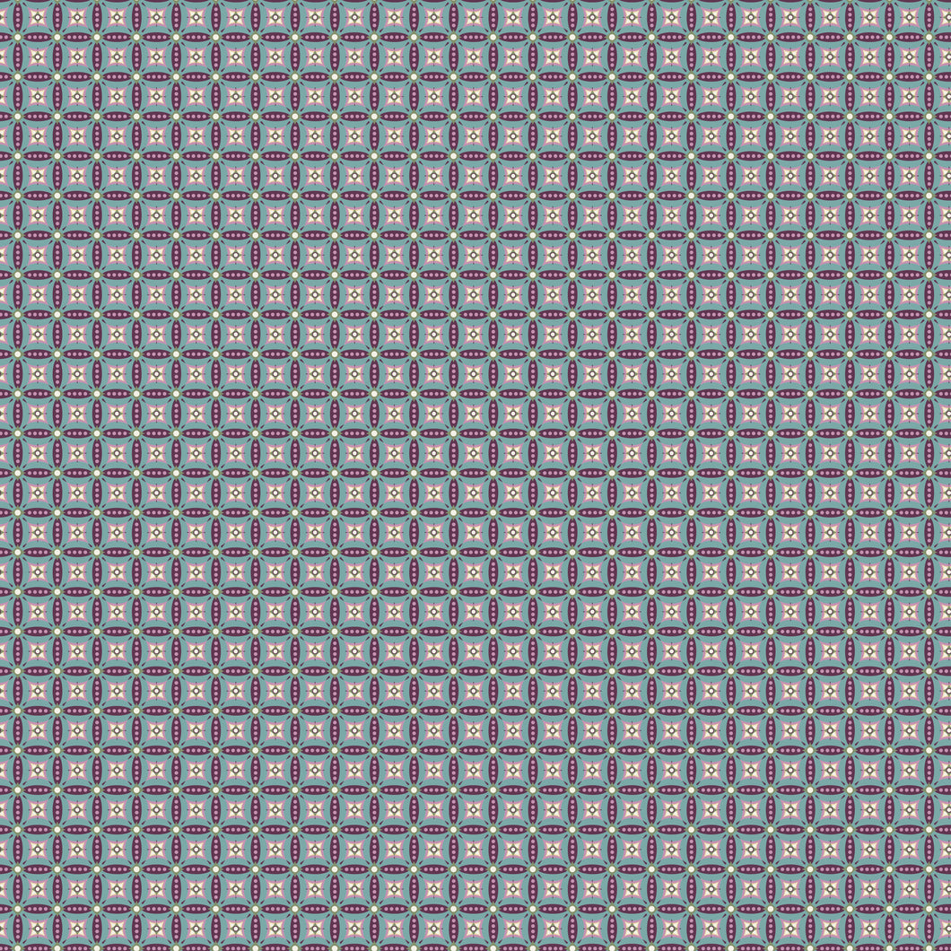 COMING SOON - Juju's Petals Mosaic Teal by Judi Madsen
