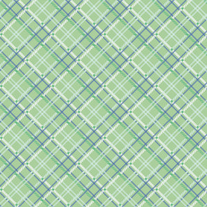 Simple Pleasures Plaid Sage by American Jane