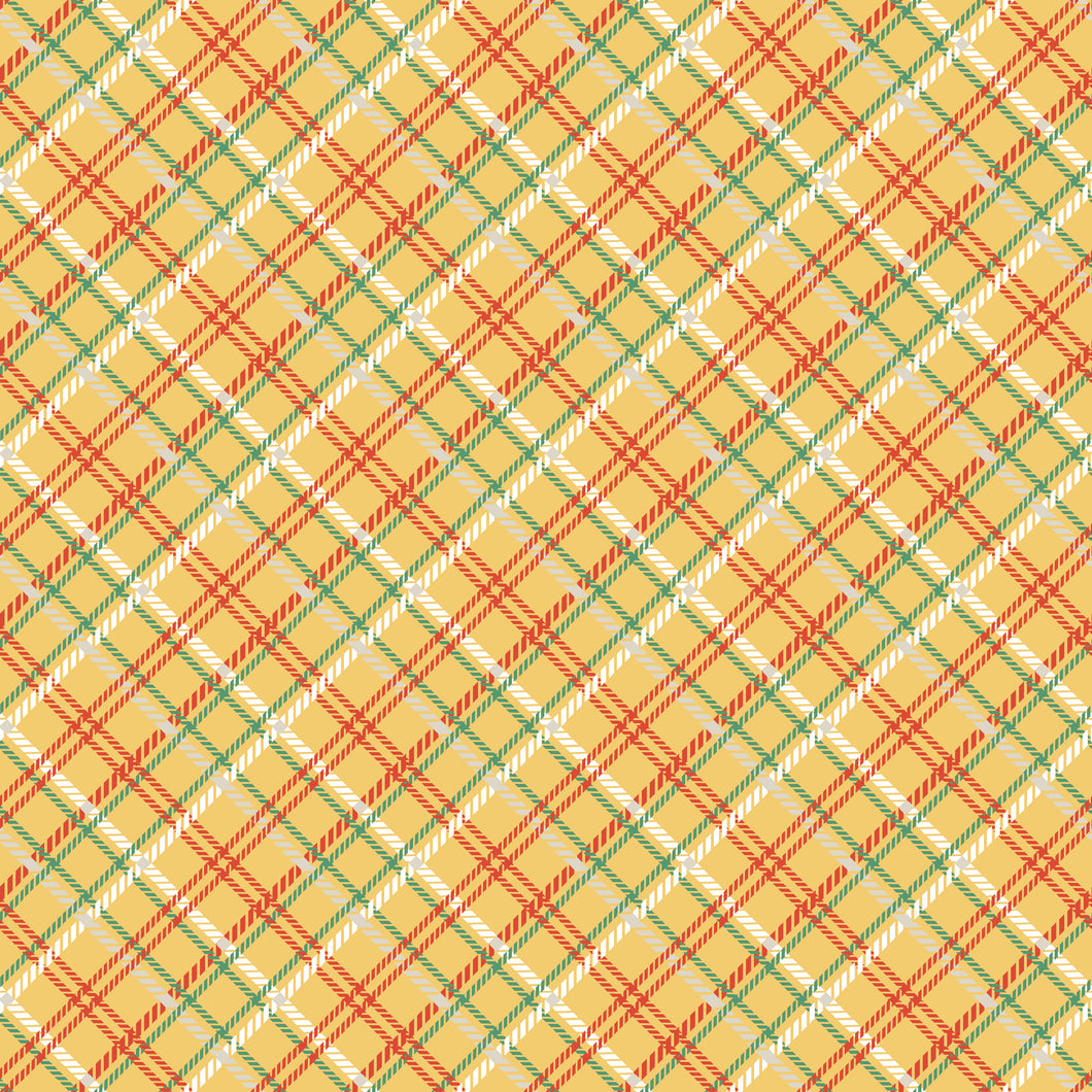 Simple Pleasures Plaid Yellow by American Jane