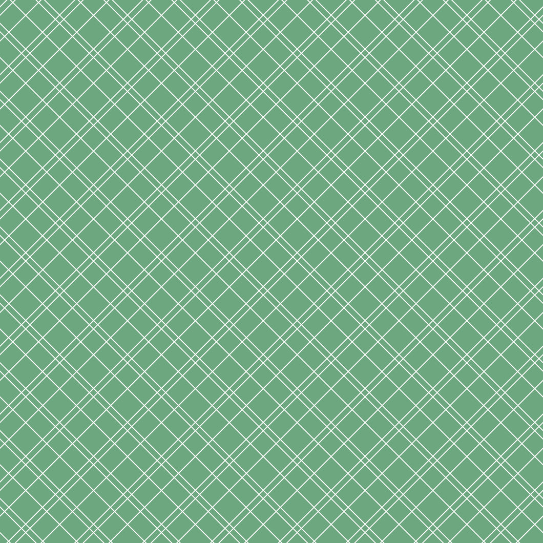 Simple Pleasures Grid Grass by American Jane