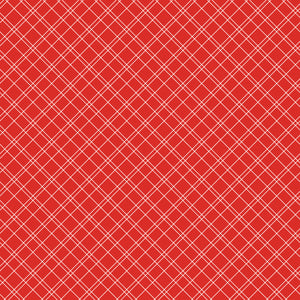 Simple Pleasures Grid Strawberry by American Jane