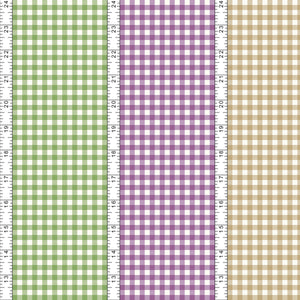 Simple Pleasures Gingham Stripes Multi by American Jane