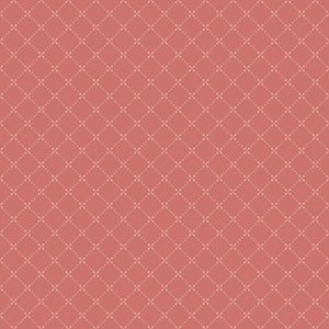 Mary Catherine Grid Faded Red by Amy Smart