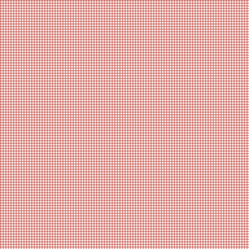 Mary Catherine Gingham Faded Red by Amy Smart