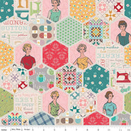 Chunky Thread Sew Happy! Hexi Multi by Lori Holt