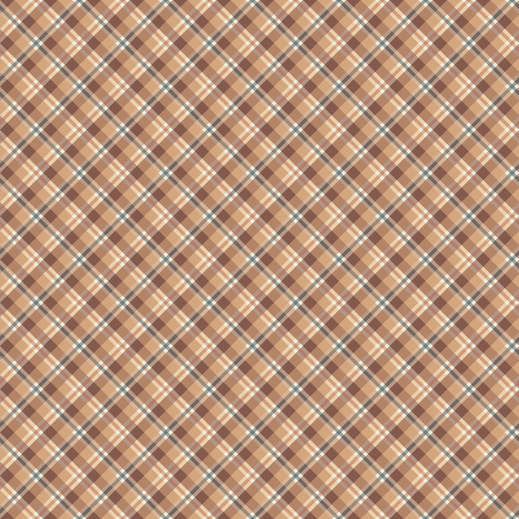 Evening on the Prairie Prairie Plaid Sienna by Modern Prairie